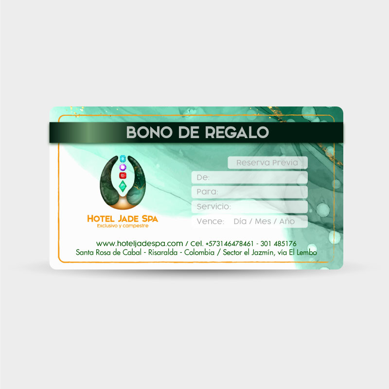 Bono de Regalo - Hotel jade spa